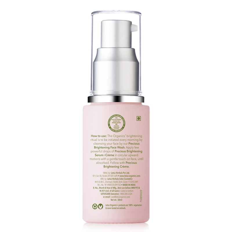 Lotus Organics Precious Brightening Serum + Creme, 30 ml-2.webp